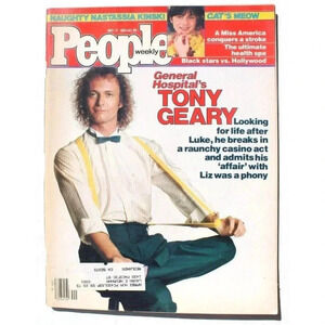 Vtg People Magazine May 17 1982 - General Hospital Tony Geary - Nastassia Kinski